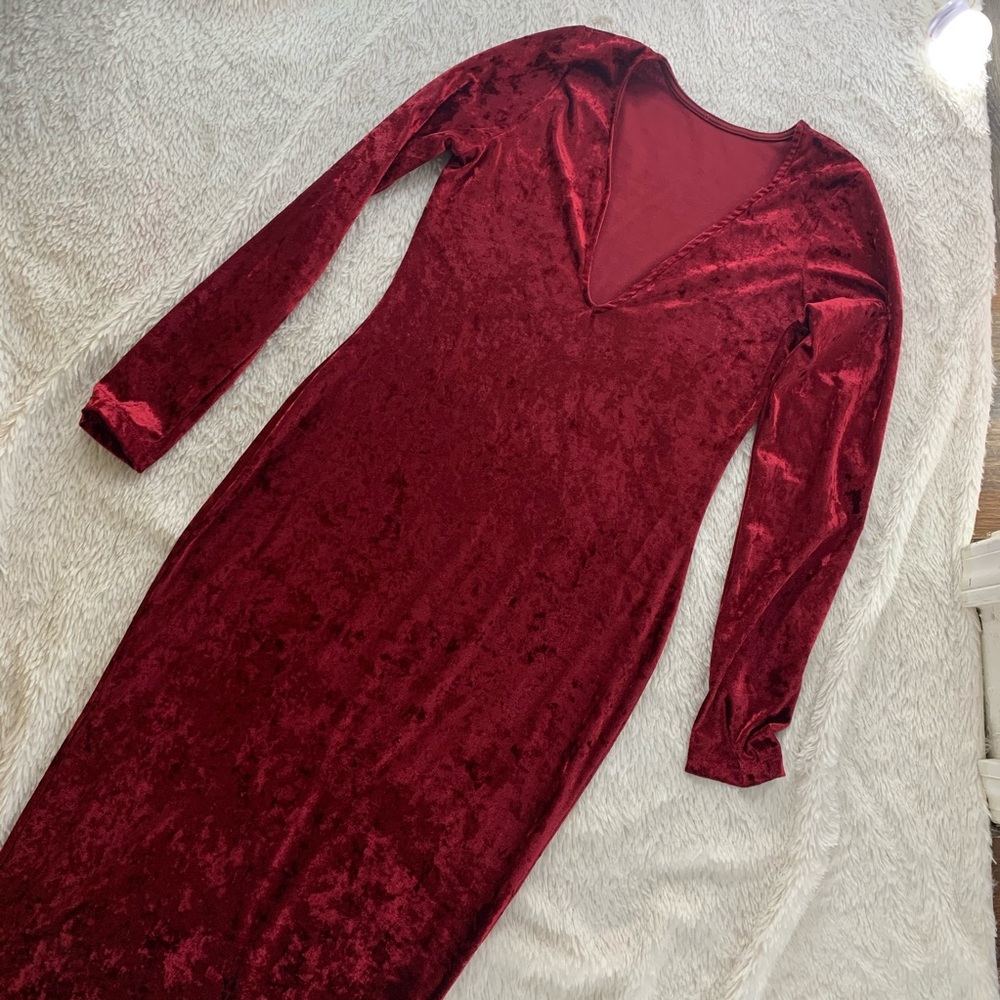 Wine dress